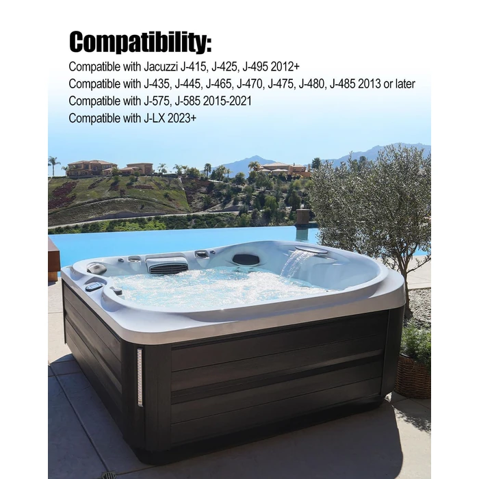 MQLPXI 6473-157 Depth Load Filter, 40 Sq Ft Top Filter Fit for Jacuzzi J-415 J-425 J-495 J-435 J-445 J-465 J-470 J-475 J-480 J-485 J-500, Hot Tub Filter with Removable Handle by MQLPXI - Image 2