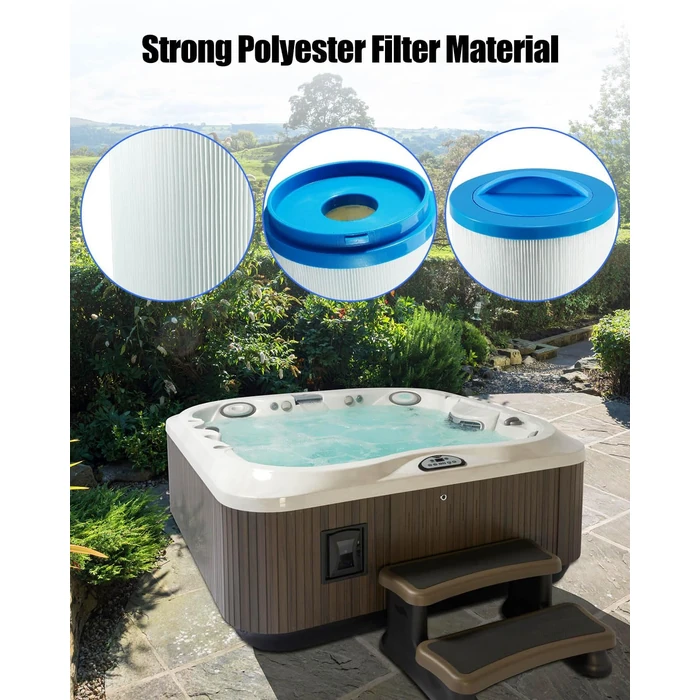 MQLPXI 6473-157 Depth Load Filter, 40 Sq Ft Top Filter Fit for Jacuzzi J-415 J-425 J-495 J-435 J-445 J-465 J-470 J-475 J-480 J-485 J-500, Hot Tub Filter with Removable Handle by MQLPXI - Image 4