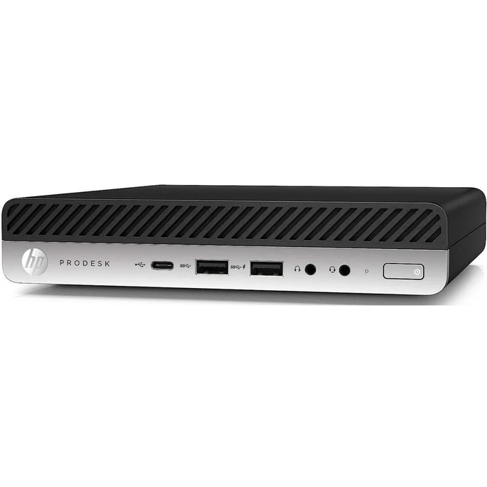 HP ProDesk 600 G3 Desktop Mini Business PC - Intel Core i3-7100T 3.4GHz - 500GB - Black - 16GB RAM by HP - Image 2