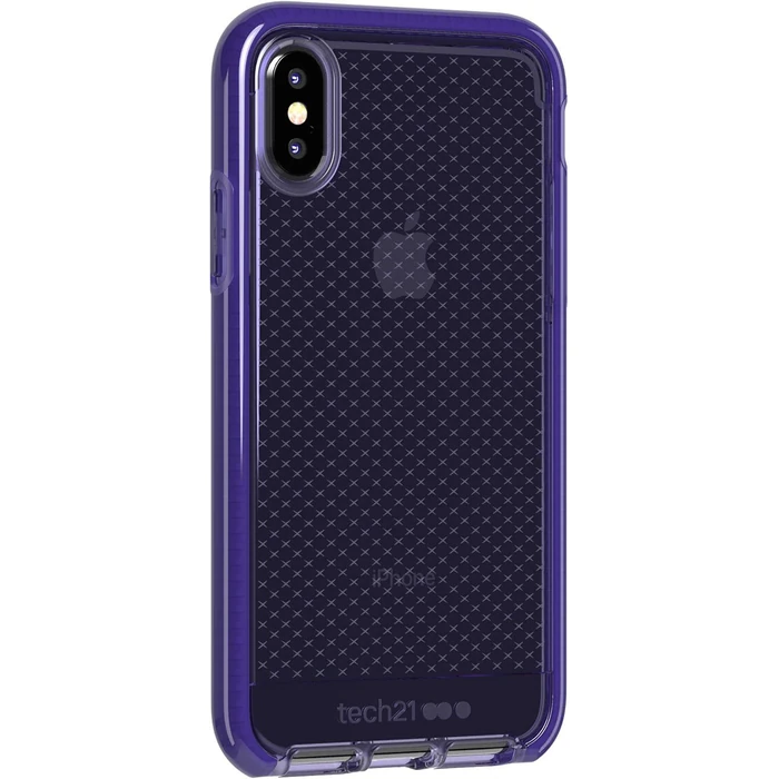 Tech21 Evo Check Series Phone Case for Apple iPhone X l iPhone Xs - Ultra Violet by Tech21 - Image 2