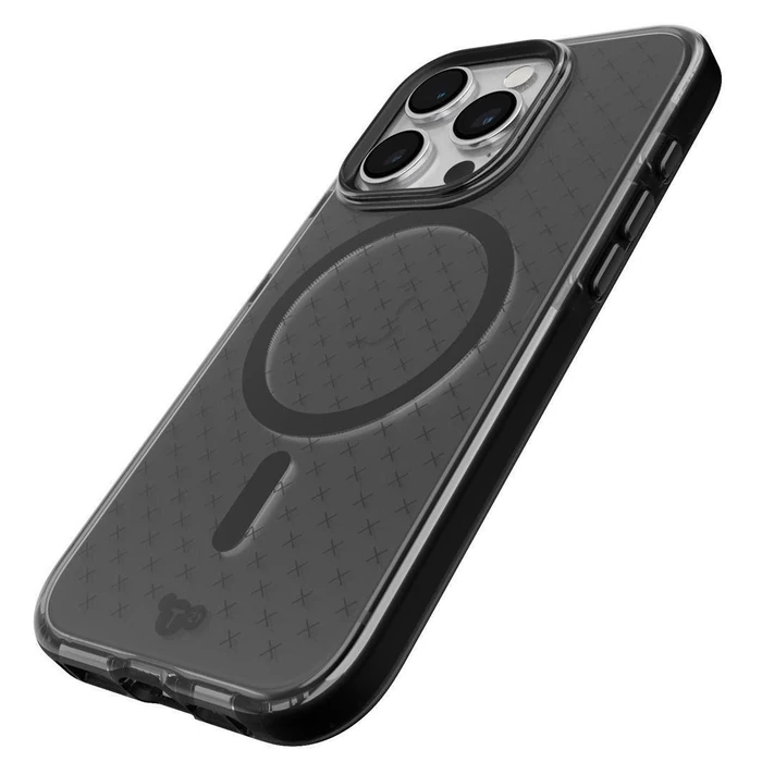 Tech21 Evo Check MagSafe Phone Case for iPhone 15 Pro Max - Smokey Black by Tech21 - Image 3