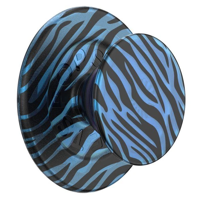 PopSockets PopGrip for MagSafe Phone Grip and Stand - Zed Blue Zebra by PopSockets - Image 1