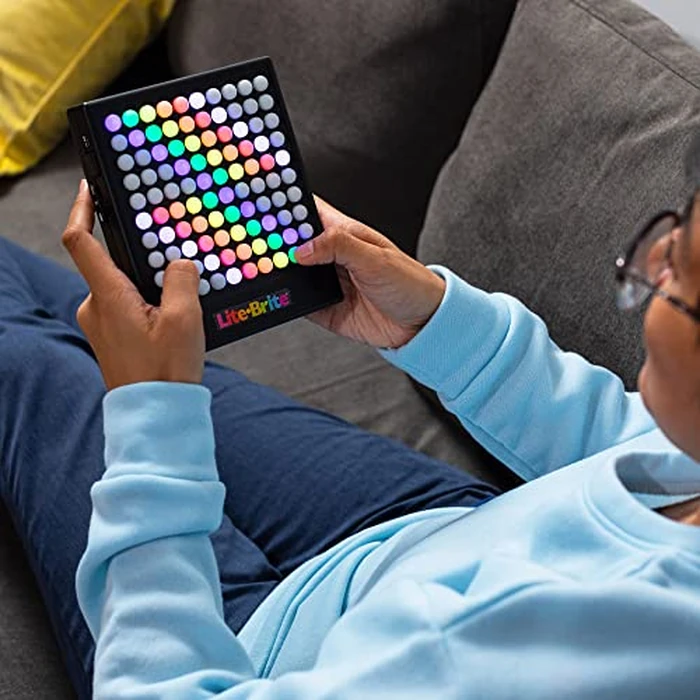 Lite-Brite Touch - Create, Play and Animate - Light Up Portable Stem Sensory Learning Toy, Creative Art Stem Toy for Girls, Boys, Unisex, Toddler, Holiday, Birthday, Gift, Ages 6+ by Lite Brite - Image 2
