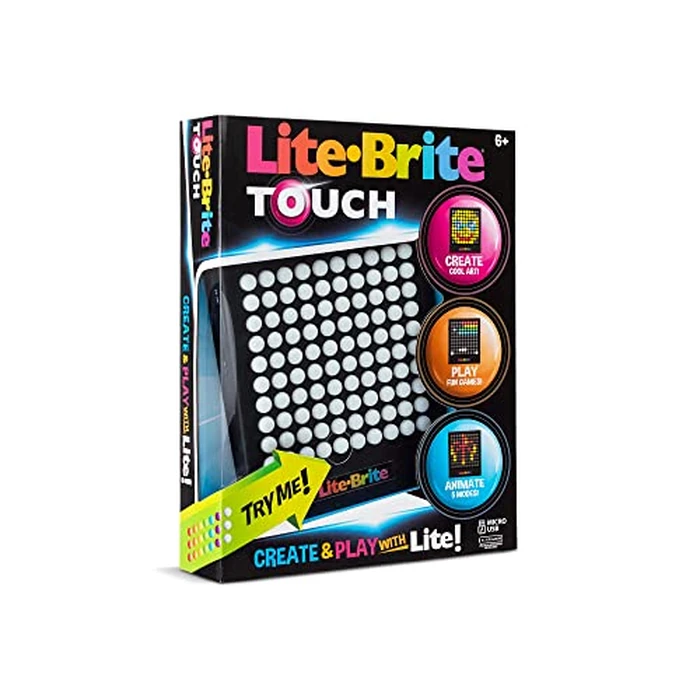 Lite-Brite Touch - Create, Play and Animate - Light Up Portable Stem Sensory Learning Toy, Creative Art Stem Toy for Girls, Boys, Unisex, Toddler, Holiday, Birthday, Gift, Ages 6+ by Lite Brite - Image 5