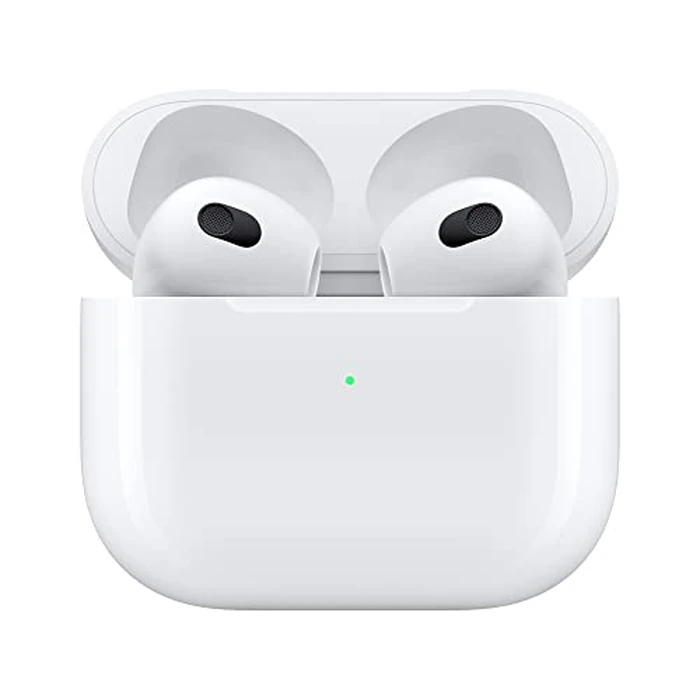 Apple AirPods (3rd Generation) Wireless Ear Buds, Bluetooth Headphones, Personalized Spatial Audio, Sweat and Water Resistant, Lightning Charging Case Included, Up to 30 Hours of Battery Life by Apple - Image 3
