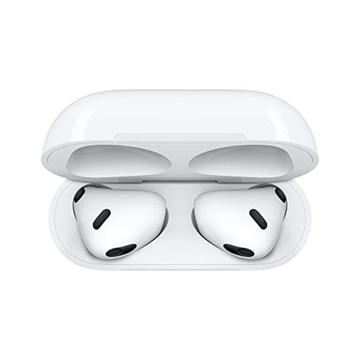 Apple AirPods (3rd Generation) Wireless Ear Buds, Bluetooth Headphones, Personalized Spatial Audio, Sweat and Water Resistant, Lightning Charging Case Included, Up to 30 Hours of Battery Life by Apple - Image 4