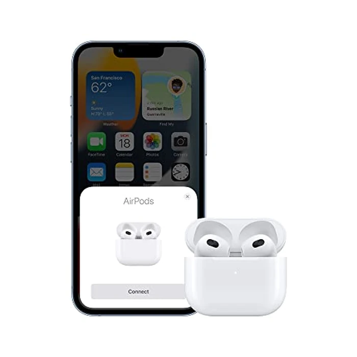 Apple AirPods (3rd Generation) Wireless Ear Buds, Bluetooth Headphones, Personalized Spatial Audio, Sweat and Water Resistant, Lightning Charging Case Included, Up to 30 Hours of Battery Life by Apple - Image 5