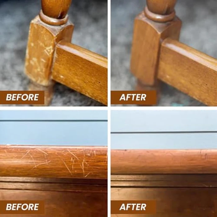 NuGrain Wood Repair Kit, Professional Wood Floor Scratch Repair, Floor Cover Nicks and Scratches, Hides Minor Defects, Restore a Finish for Wood by Generic - Image 4