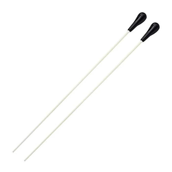 Hordion 2 Pcs 15" Conducting Baton Music Conductor Baton Orchestra Baton with Pear Shaped ABS Handle, Black by Hordion - Image 1