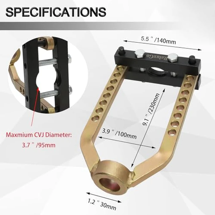 ReluxGo CV Joint Puller Propshaft Separator Tool Universal CV Axle Removal Tool CVJ CV Axle Puller U Joint Removal Tool by ReluxGo - Image 2