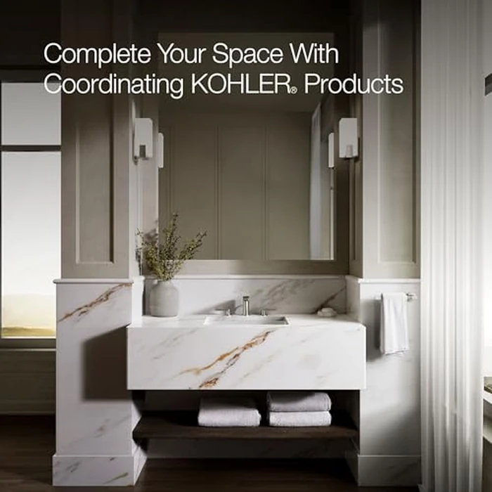 Kohler K-2882-0 Verticyl Rectangle Undercounter Lavatory, White by Kohler - Image 8