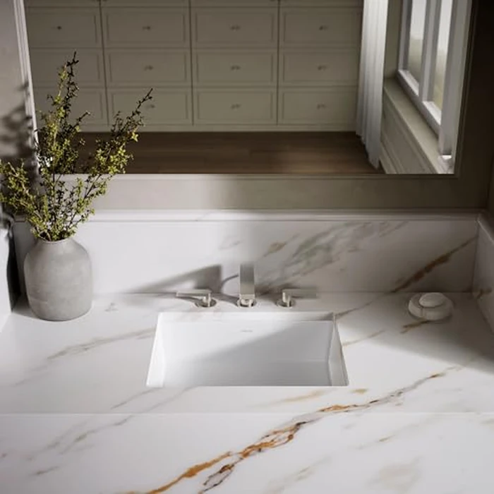 Kohler K-2882-0 Verticyl Rectangle Undercounter Lavatory, White by Kohler - Image 9