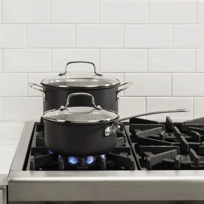 Cuisinart DS92-12 Advantage Pro Dishwasher Safe Hard Anodized Cookware Set 12 Piece - Black by Cuisinart - Image 2