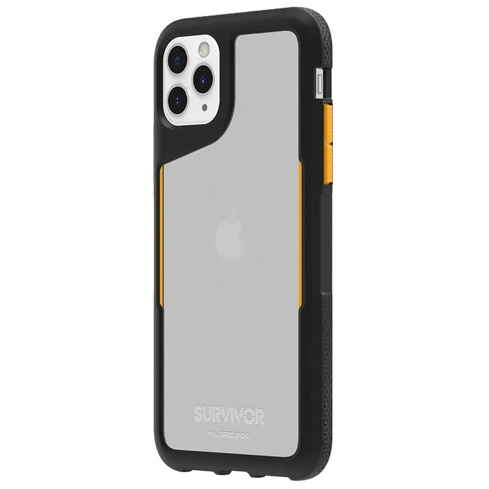Griffin Survivor Endurance Phone Case for iPhone 11 Pro - Black/Citrus by Griffin - Image 2