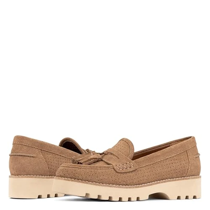 Donald Pliner Women’s Haarlem Loafers, Penny Loafer for Casual Wear, Slip On Shoes Tobacco by Donald J Pliner - Image 3