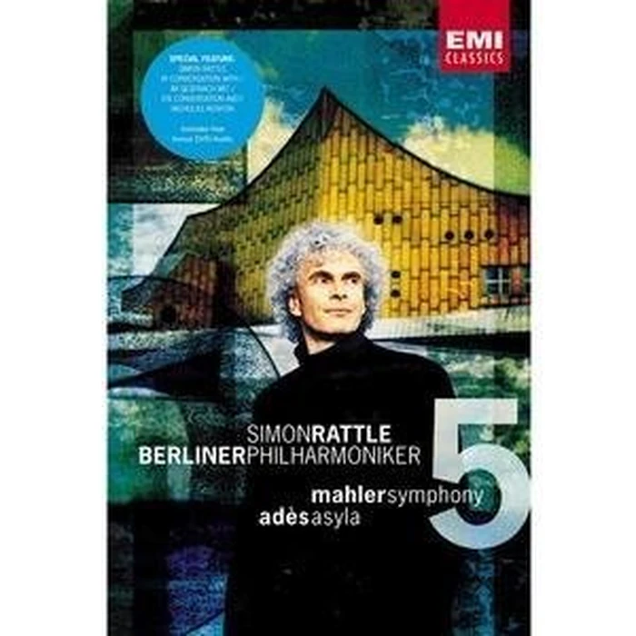 Mahler Symphony No. 5 & Ades Aslya / Rattle, Berlin Philharmonic by EMI CLASSICS - Used - Good condition