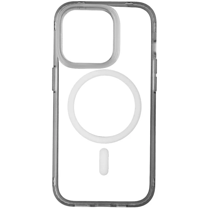Tech21 EvoClear Series Phone Case with MagSafe for iPhone 14 Pro - Clear/White by Tech21 - Refurbished - Premium condition - US$13.43