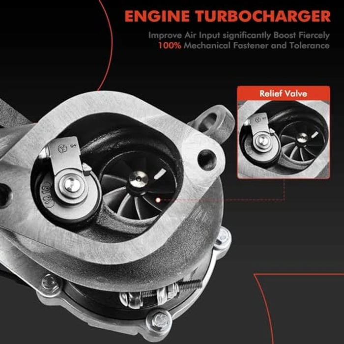 A-Premium Complete Turbo Turbocharger Kit, with Wastegate Actuator & Gasket, Compatible with Ford F-150 2011-2012, 3.5L, Replace# CL3Z-6K682-C, CL3Z-6K683-C by A-premium - Image 4