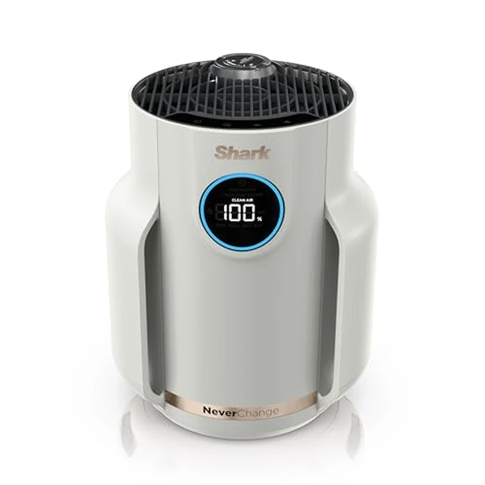 Shark Air Purifier for Home, NeverChange Compact Pro, for Bedroom, Nursery, Home Office, Dorm, HEPA-Exceeding Filter, Captures Pollutants, Pet Dander, Dust, Odor, Smoke, and More, HP072C by Shark - Image 1