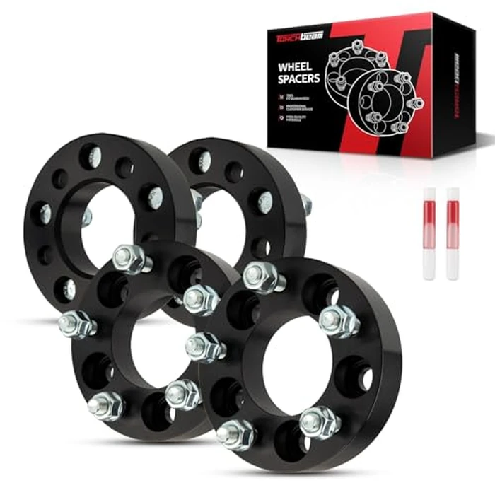 Torchbeam 5x114.3mm to 5x100mm Wheel Adapters 1 inch, Lug Centric Wheel Adapters (Changes Bolt Pattern) with M12x1.5 Thread Pitch,73.1mm Hub Bore,4pcs Adapters for Town & Country,Grand Caravan,Caravan by Torchbeam - Used - Good condition