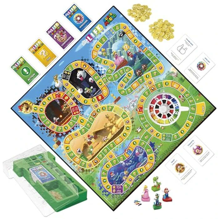 The Game of Life: Super Mario Edition Board Game for Kids Ages 8 and Up, Play Minigames, Collect Stars, Battle Bowser by Hasbro Gaming - Image 3