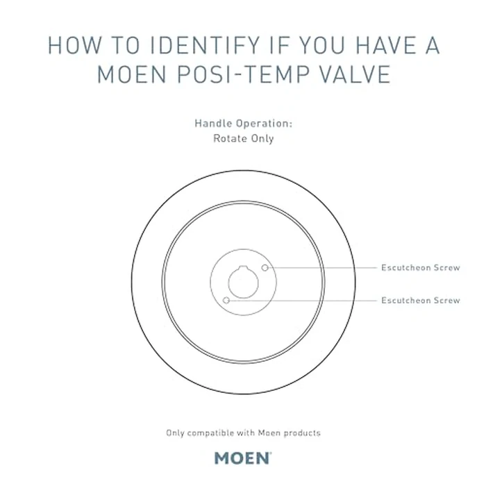 Moen T8343EP15 Commercial M-Dura Posi-Temp Tub/Shower Trim, Valve Required 1.5-gpm, Chrome by Moen - Image 3