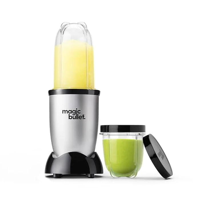 magic bullet(R) Blender in Silver, 7-Piece Set, 250W Blender and Food Processor by Magic Bullet - Used - Acceptable condition