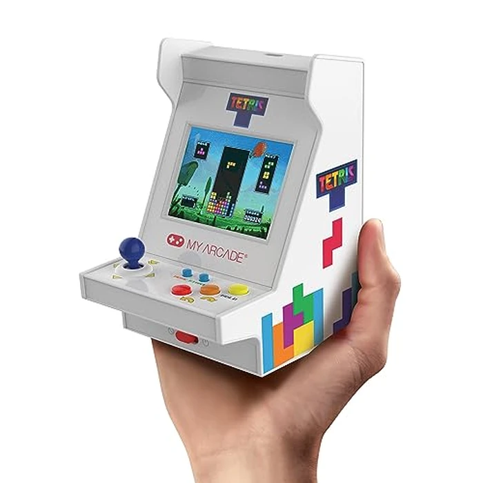 My Arcade Tetris Nano Player Pro: Tiny Retro Arcade 201 Games, Mini Arcade Machine 4.5" Video Game by MY ARCADE - Used - Like New condition - CA$28.68