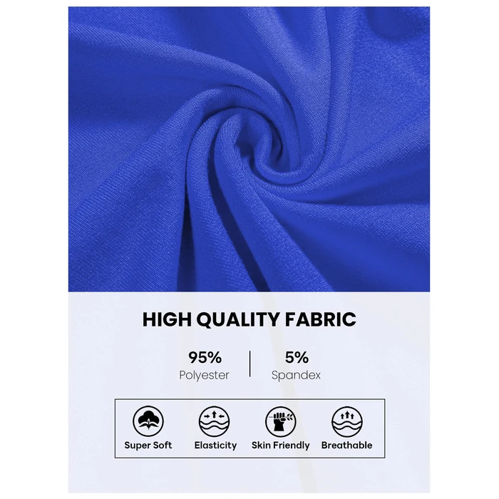 QIANXIZHAN Women's Harem Pants, High Waist Yoga Boho Trousers with Pockets Blue M by QIANXIZHAN - Image 5