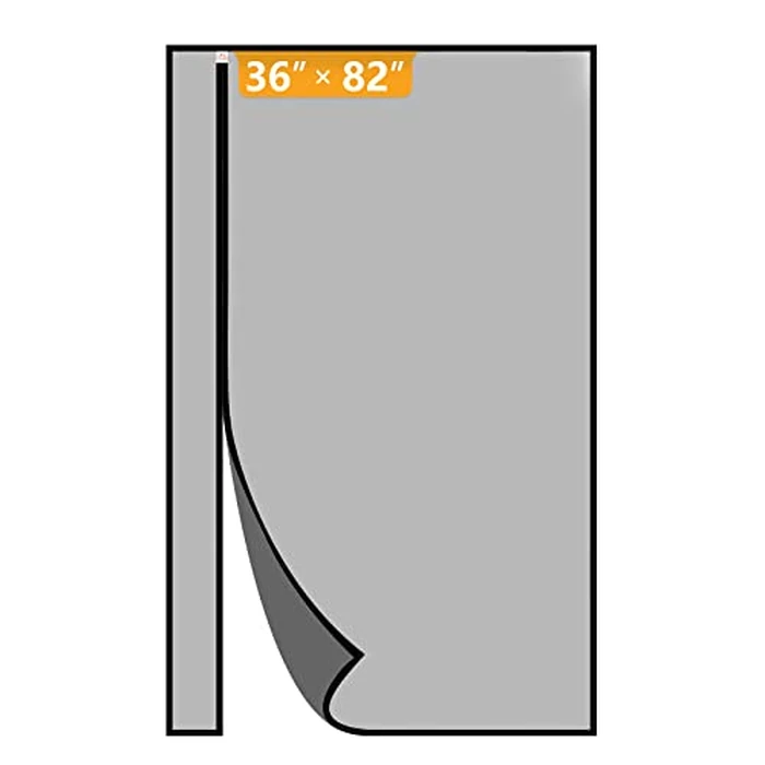 Yotache Magnetic Screen Door, Reversible Left Right Side Opening Fits Door Size 36 x 82, Heavy Duty Polyester Mesh with Self-Closing for Sliding & Patio, Pet & Kid Friendly by yotache - Image 1