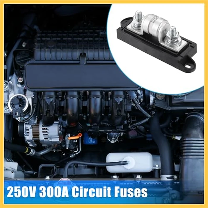 REPAIROCK 250V 300A Multi Block Fuse Class T Fuse Holder Circuit Fuses for Cars Boats Trucks Auto Replacement Parts by REPAIROCK - Image 3