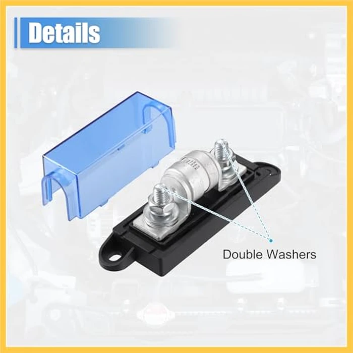 REPAIROCK 250V 300A Multi Block Fuse Class T Fuse Holder Circuit Fuses for Cars Boats Trucks Auto Replacement Parts by REPAIROCK - Image 5