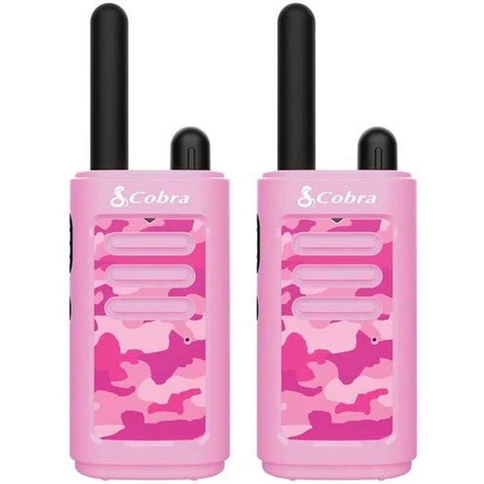 Cobra HE150 P - Kid Friendly Walkie Talkies - 16-Mile Range, 2 Channels Two-Way Radio Set, Pink, (2-Pack) by COBRA - Used - Like New condition - US$23.26