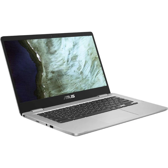 Asus Chromebook C423NA Laptop 14" - Silver - Intel Celeron N3350 1.1GHz - 4GB RAM - 32GB by Asus - Image 3