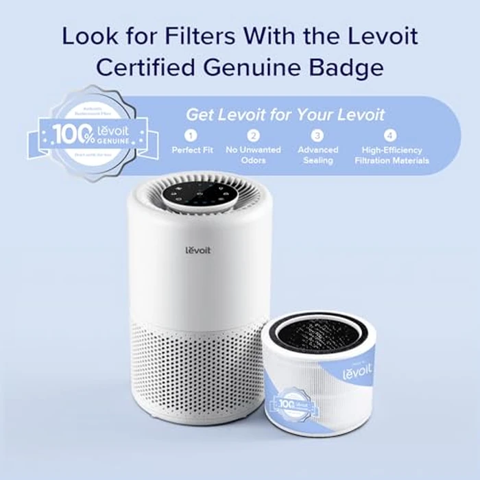 Levoit Air Purifiers for Bedroom Home, Smart & Voice Control, AHAM VERIFIED, 3-in-1 Air Filter for Allergens, Pollen, Dust, Odor, Smoke, Quiet Sleep Mode and Timer, Core 200S-P by Levoit - Image 7