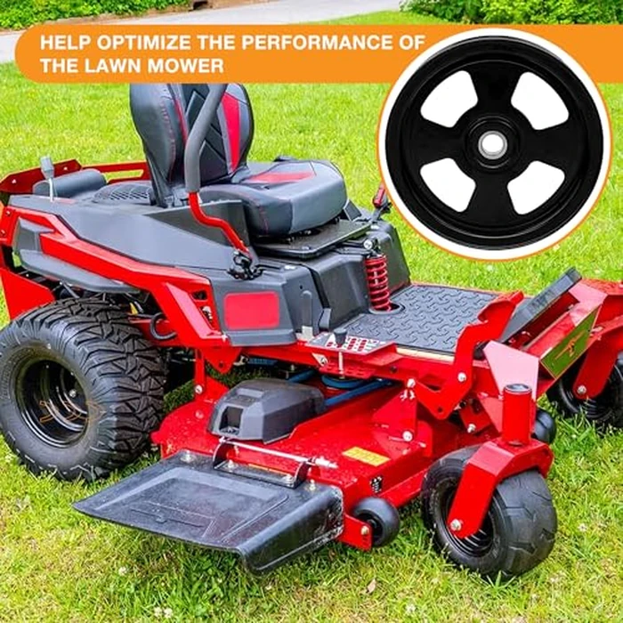 136-5404 Deck Flat Idler Pulley Compatible with Exmark Toro Z Master Titan HD, 116-4670 Lawn Mower Pulley Replaces for 114-5895, 126-9189, 132-5155 by HQPASFY - Image 7