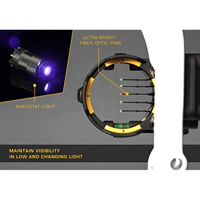 Trophy Ridge React H5 5 Pin RH Sight, Black, One Size by Trophy Ridge - Image 5