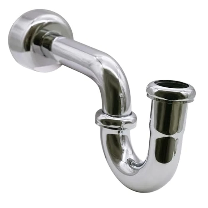 Westbrass CO401-8-05 1-1/4" Brass Bathroom Sink P-Trap with 8" Slip Joint Extension Tube, Polished Nickel by Westbrass - Image 3