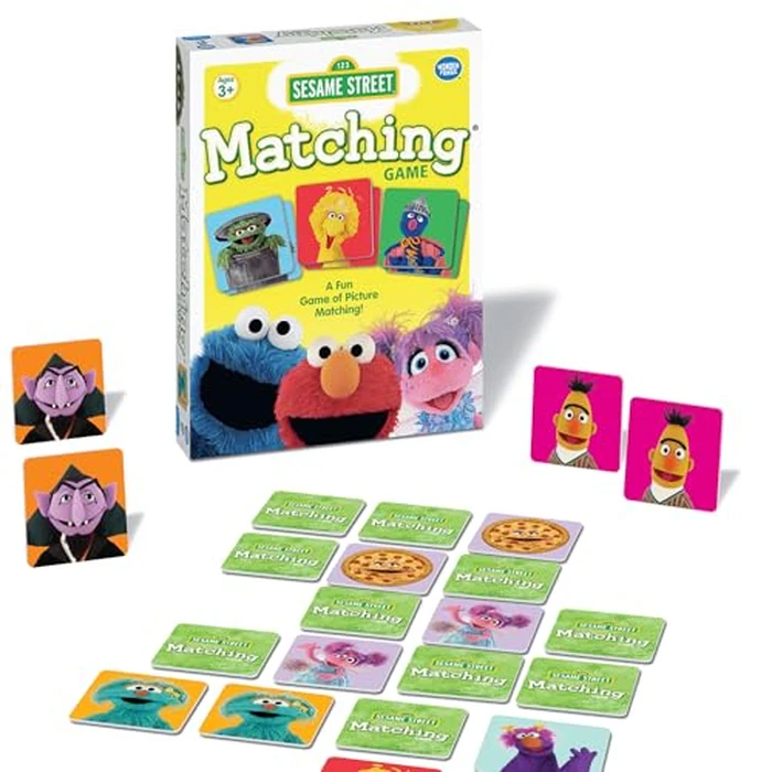 Wonder Forge Sesame Street Memory Matching Game: Fun Toddler Learning Toys & Games for Kids Ages 3-5, Ideal for Family Play & Education by Wonder Forge - Used - Very Good condition - US$8.00