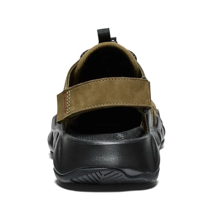KEEN Men's Hyperport H2 Closed Toe Breathable Easy On Comfortable Hiking and Water Sandals, Dark Olive/Black/Leather, 11 by KEEN - Image 7