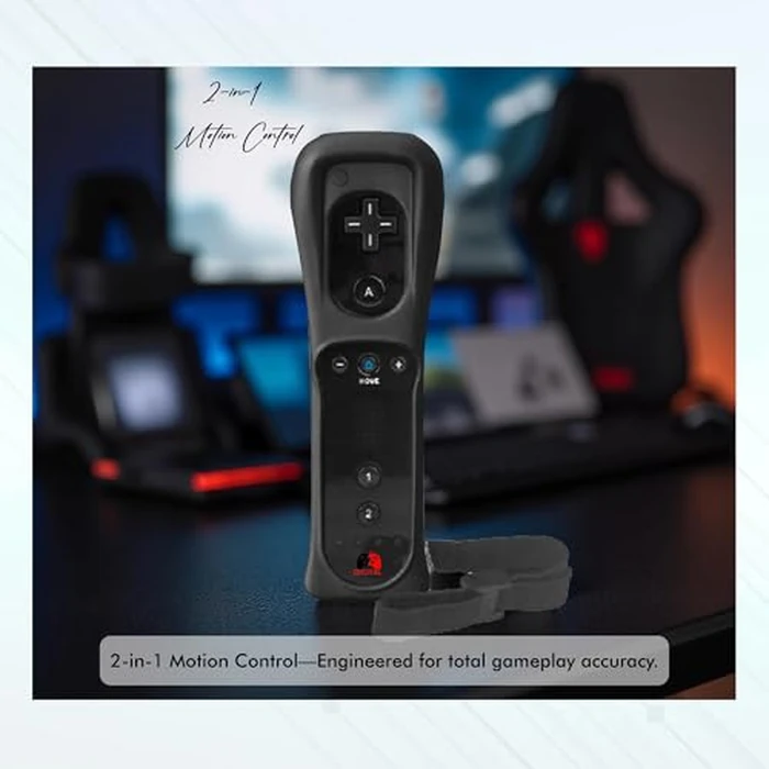 Digital Dynasty 2 Pack Motion Plus Wii Controller with Nunchuks - Wii Remote with Nunchuks Compatible with Nintendo Wii & Wii U (Black) by Digital Dynasty - Image 6