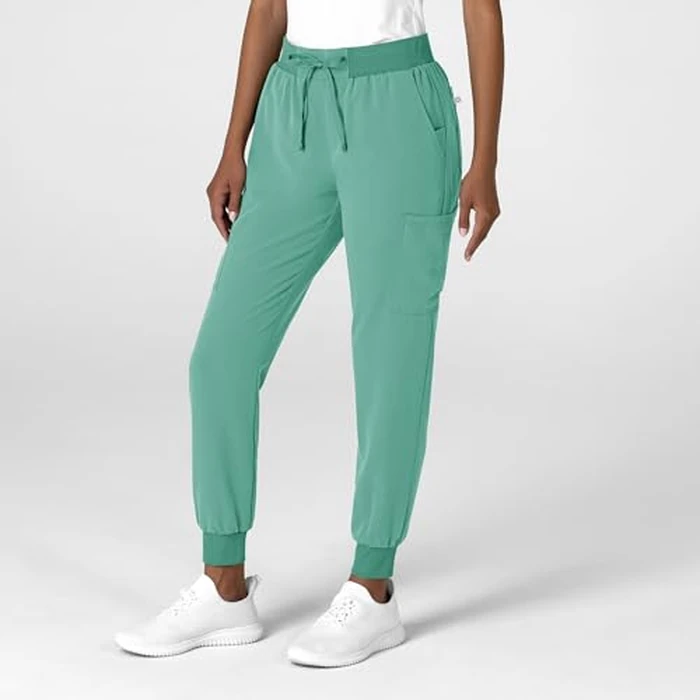 Wink Nova Women's Jogger Utility Scrub Pant - Turquoise, S Petite by WINK - Image 5