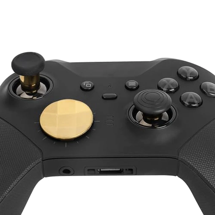13 in 1 Metal Thumbsticks for Xbox One Elite Series 2, Elite Series 2 Controller Accessory Parts, Gaming Accessory Replacement, Metal Mod 6 Swap Joystick, 4 Paddles, 2 D-Pads, 1 Tool (Plating Gold) by CometSouth - Image 3