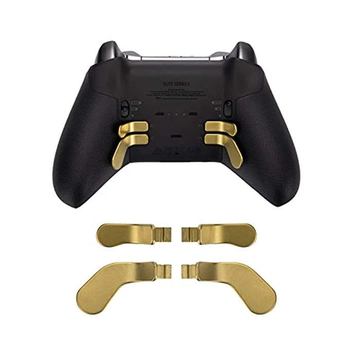 13 in 1 Metal Thumbsticks for Xbox One Elite Series 2, Elite Series 2 Controller Accessory Parts, Gaming Accessory Replacement, Metal Mod 6 Swap Joystick, 4 Paddles, 2 D-Pads, 1 Tool (Plating Gold) by CometSouth - Image 4