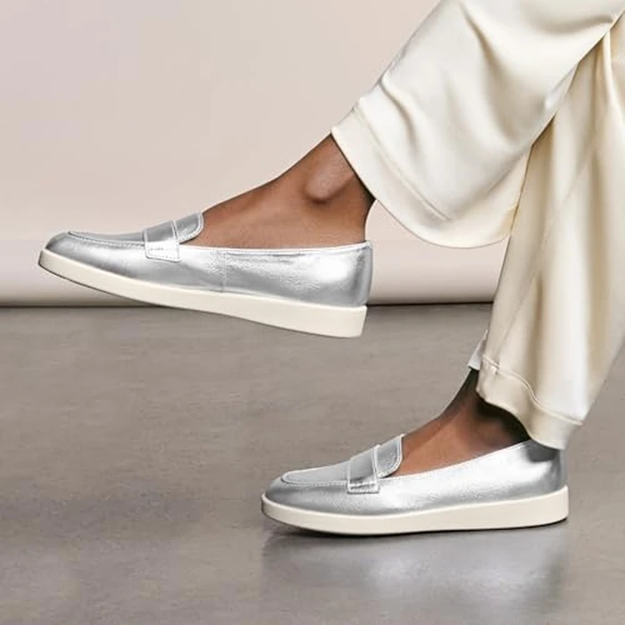 Naturalizer Womens Karis Loafer Flat Soft Gold Leather 10 N by Naturalizer - Image 3