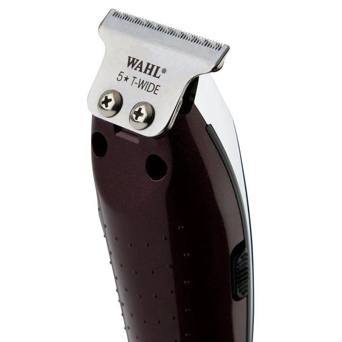 Wahl Pro 5-Star Series Cordless Detailer Li T-Wide Blade Hair Trimmer 8171 - Red by Wahl - Image 3