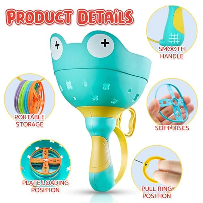 pamexin Outside Toys for Kids Ages 4-8 - Manual Capture Catching Game - Toddler Chasing Toy for Boys & Girls, Ages 3-7 - Outdoor Fun Family Games by pamexin - Image 6