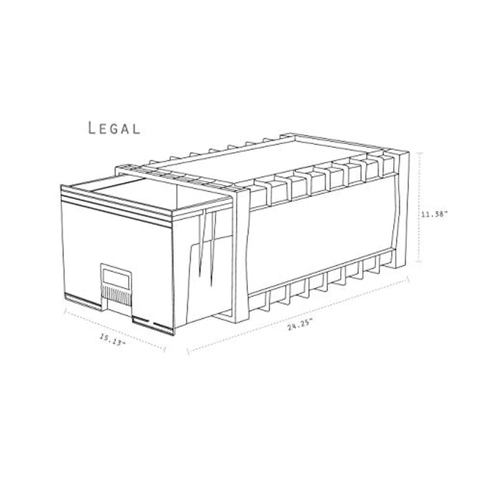 STX61401U01C - Archive Drawer for Legal Files Storage Box by Storex by Storex - Image 3