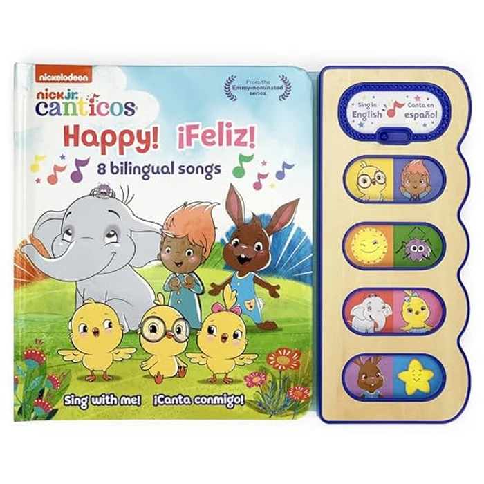 Canticos Happy! ¡Feliz! 8 Bilingual Songs (English and Spanish Edition) (Nick Jr. Canticos) by Cottage Door Press - Used - Acceptable condition