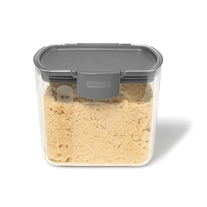 Starfrit PROKEEPER Brown Sugar Container with Terracotta Disk - Graduated Measurements - 2.5LB/1.1KG - Airtight by Starfrit - Used - Good condition - CA$10.99